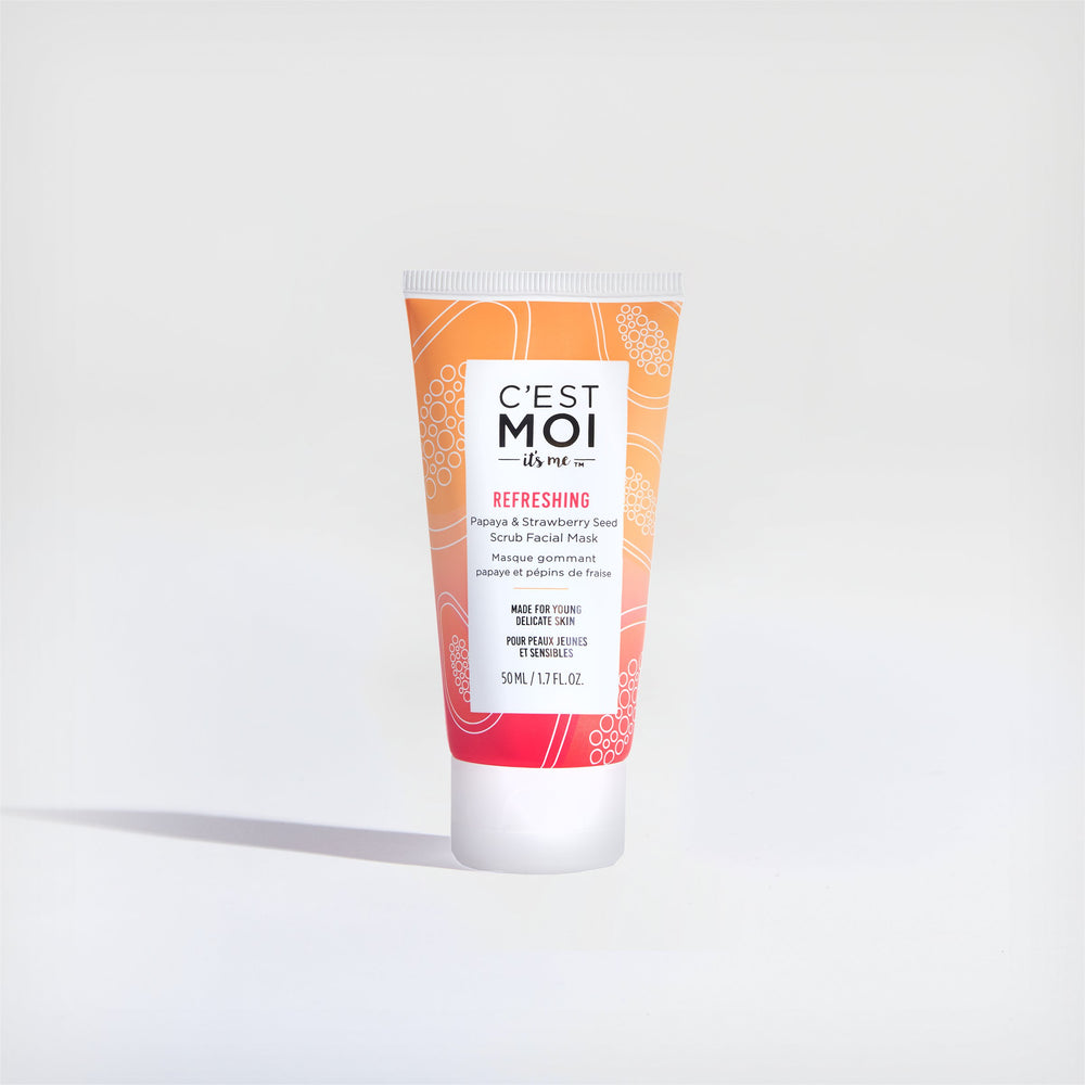 strawberry seed scrub Refreshing Papaya & Strawberry Seed Scrub Facial Mask – C'est Moi