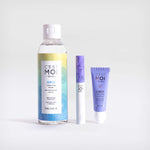 The essentials set - cleansing water, muse mascara, glossay lip gloss