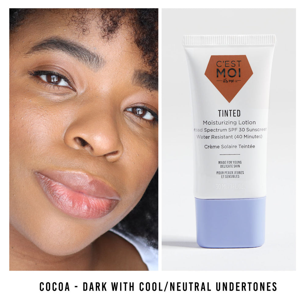 
            
                Load image into Gallery viewer, Tinted Moisturizing Lotion Broad Spectrum SPF 30 Sunscreen - Cocoa
            
        