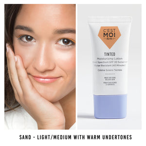 
            
                Load image into Gallery viewer, Tinted Moisturizing Lotion Broad Spectrum SPF 30 Sunscreen - Ssnd
            
        